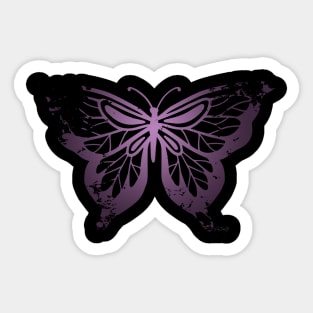 BUTTERFLY lilac, Logo Sticker
